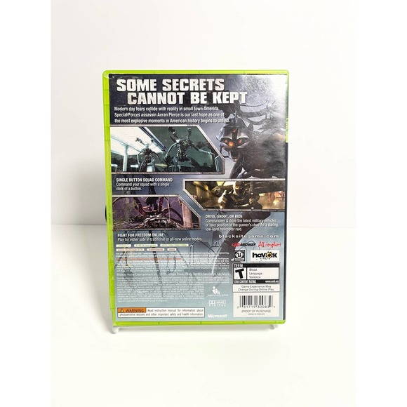 BlackSite: Area 51 for Microsoft XBOX 360 CIB Great Shape - Picture 2 of 3